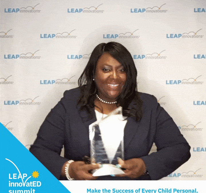 Stagg Principal Miyoshi Knox Receives Leader Award at LEAP InnovatED Summit