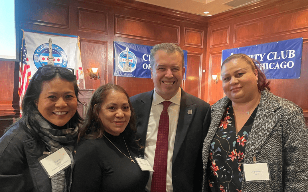 AUSL Attends CPS CEO Pedro Martinez’s Address to City Club