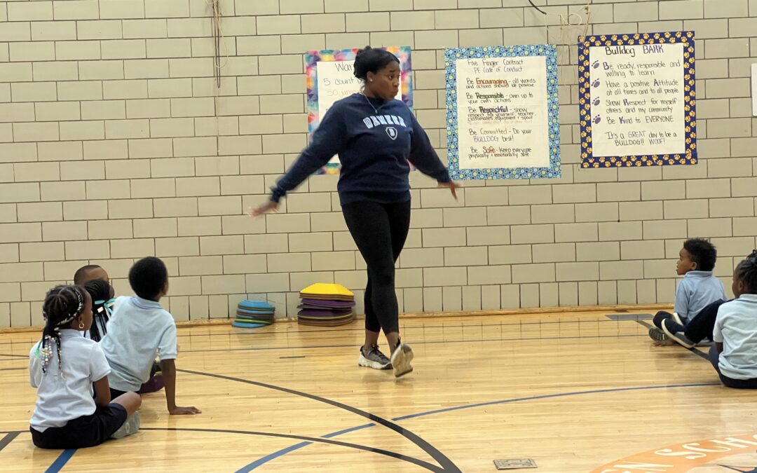 Resident teacher overcomes injury, embodies tenacious service in the classroom
